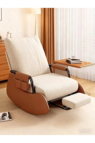 Enjoylifeme كرسي هزاز حديث للأطفال، كرسي هزاز مع مسند للقدمين، كرسي ترفيهي قا...