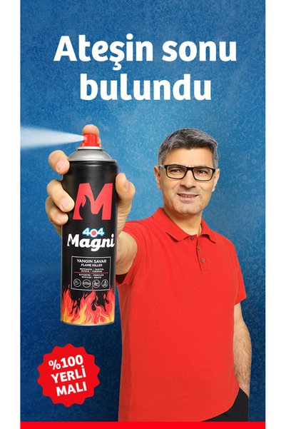 404 Magni Yangın Söndürücü Sprey 500 ml 2li
