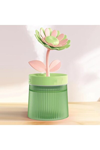 Generic مرطب هواء على شكل زهرة مع ضوء ليلي، موزع روائح عطرية صغير محمول يعمل ...