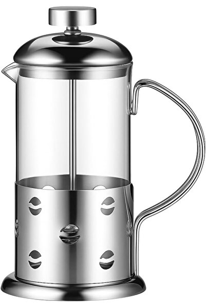 Generic ماكينة قهوة فيتو كافيتير بريس مع فلتر زجاجي من الفولاذ المقاوم للصدأ،...