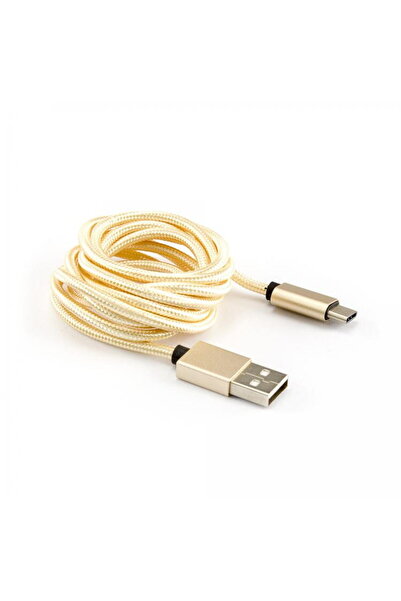 SBOX USB-TYPEC-15G USB->Tip C M/M 1.5m auriu fructat