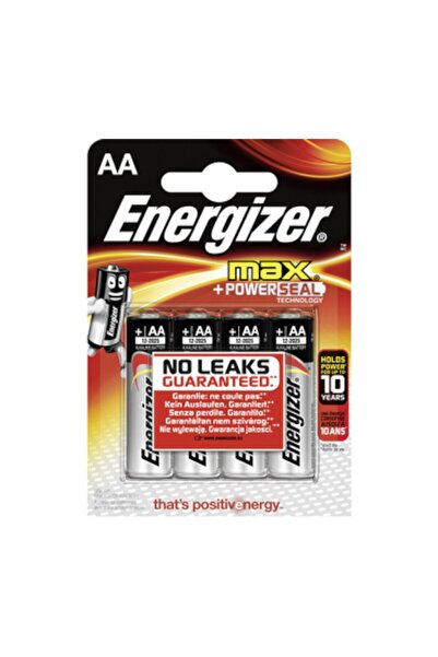 Energizer Set of 3 x 4 Alkaline Batteries, R6, Energizer, Max