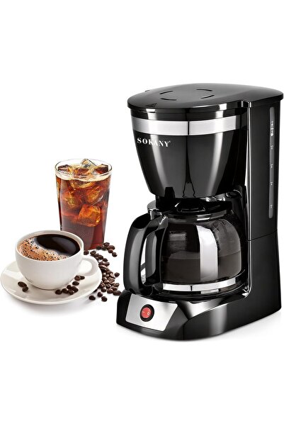 Generic ماكينة قهوة سوكاني، ماكينة قهوة بالتنقيط بسعة تصل إلى 12 كوبًا مع إبر...