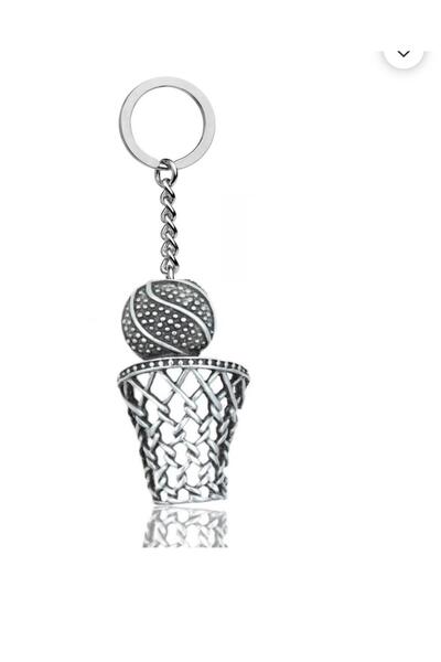 Yuchicly Basketball Ball Figured Keychain – Sports Themed Metal Accessory