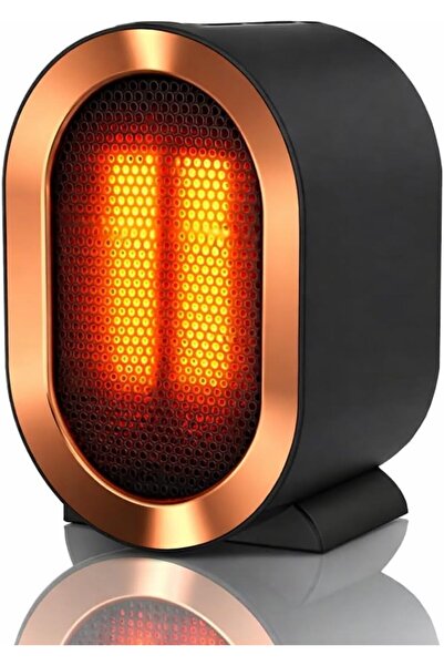 Generic مدفأة كهربائية بمروحة من شانارز، 1200 واط/800 واط، مدفأة مكتبية، مدفأ...