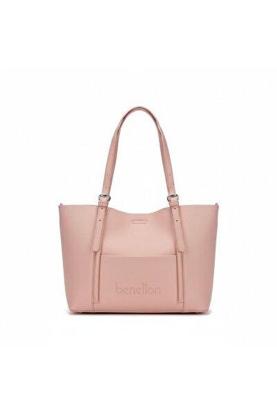 United Colors of Benetton Γυναικεία Τσάντα Ώμου BNT1512 - Ροζ