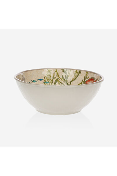 Rose Tulipani Milano Rose & Tulipani Milano Sea Life Beige Melamine Bowl 28 cm