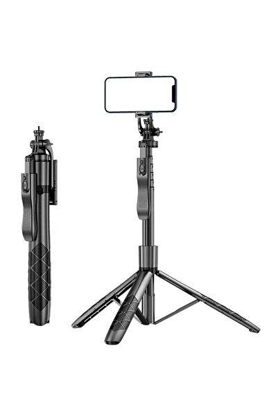 Techsuit Stick selfie cu trepied stabilizator cu telecomandă și șurub de 1/4,...