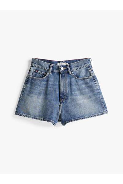 Tommy Hilfiger DNM MINI FLARE SHORT, 1A5 Mavi Kadın Şort