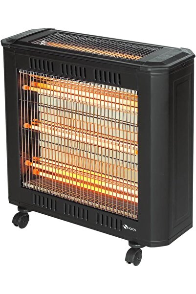 Generic مدفأة كهربائية محمولة 2150 واط | مدفأة غرفة قابلة للتعديل مع تدفئة مو...