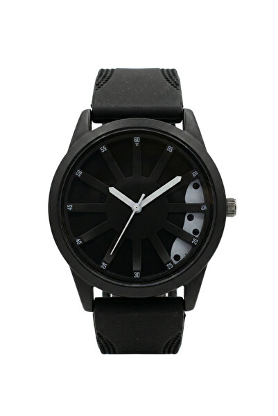 TEKMAKG Men's Wristwatch Sport Silicone Band Special Design Minimalist Dial