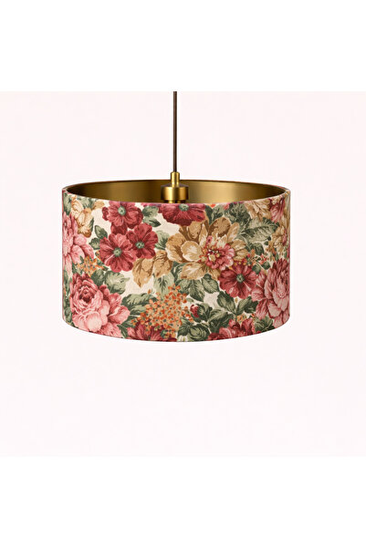 Mivera Maison DEKORATİF KUMAŞ KAPLAMA AVİZE (40x20 cm)