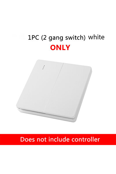 Choice3 مفتاح إضاءة أبيض ثنائي الاتجاه بتردد 433 ميجاهرتز، وحدة تحكم عن بعد ل...