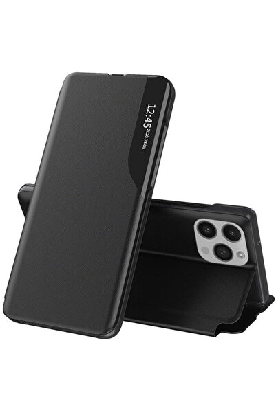 Techsuit Husă pentru iPhone 15 Plus - Seria eFold - Negru