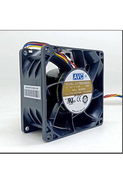 YKA AVC 8038 12V çift bilyalı yüksek hızlı fan DYTB0838B2G 8cm bilgisayar sun...