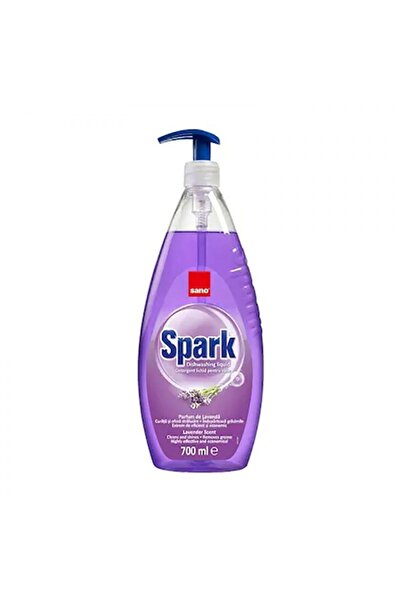 Sano Set of 3 x Spark Pump Dishwashing Liquid, Lavender, 700 ml