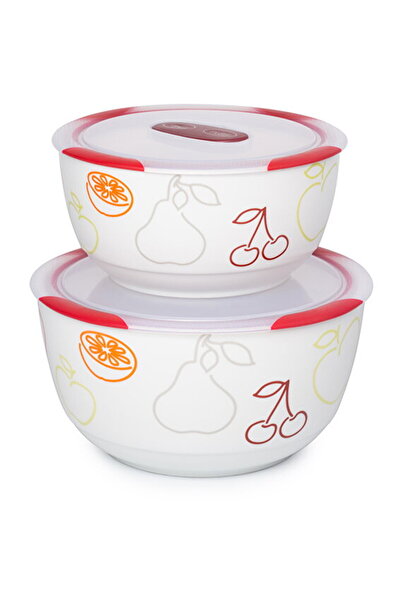 OEM Oursson BS 4781 RC/DC Dark Cherry Tableware Set