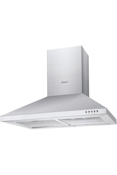 Generic Candy Pyramid Hood, 60 Cm, Steel + Carbon Filter + Grease Filters + E...