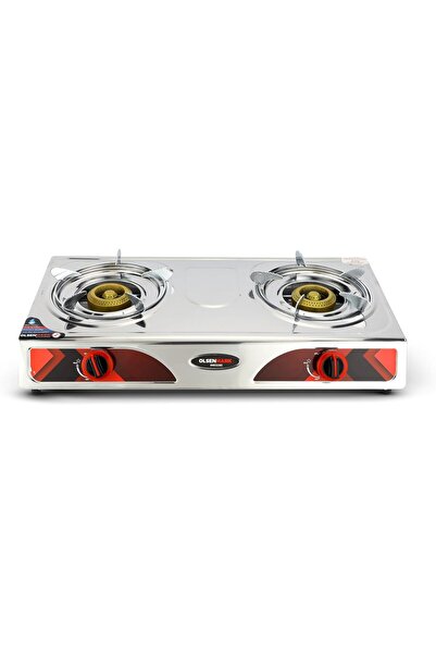 Generic Olsenmark Double Burner Stainless Steel Gas Cooker, OMK2230 | Indian ...