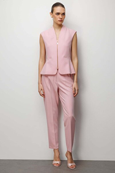 Ekol Pantaloni cu talie înaltă și croială dreaptă