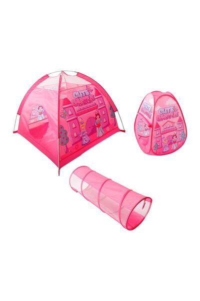 Fab N Funky مجموعة خيمة بتصميم أميرة القلعة، تُشعل الإبداع، وتُشجع على لعب ال...