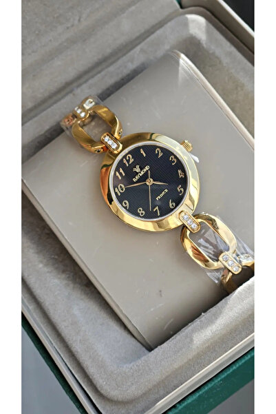 Raymond Rym-211703 ستانلس ستيل - ضمان لمدة عامين - ساعة يد نسائية B GOLD-R42