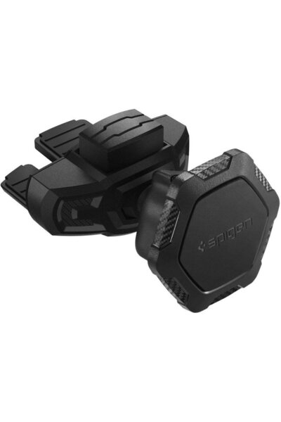 Spigen Suport auto magnetic pentru CD player - Kuel Signature (QS24) - Negru
