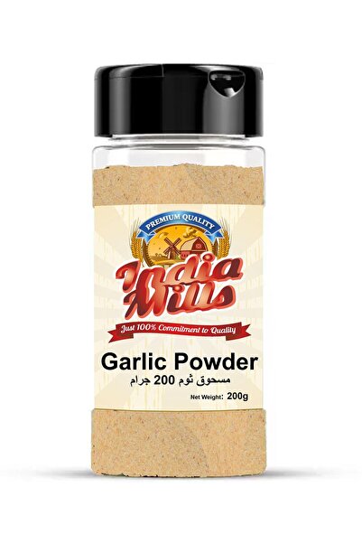 India Mills مسحوق الثوم في برطمان، 200 غرام