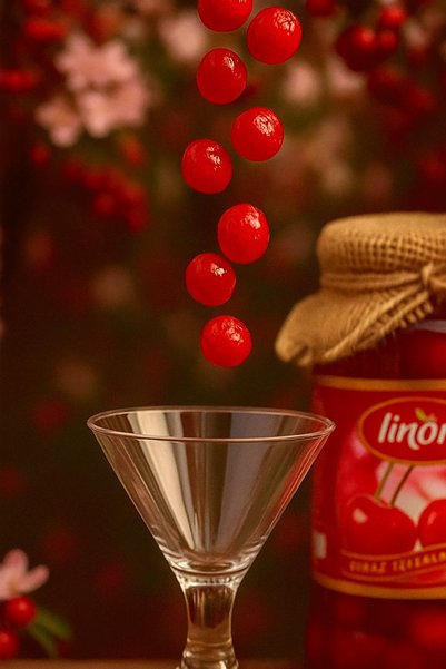 LİNORA Kiraz Şekerleme Kavanoz 500gr
