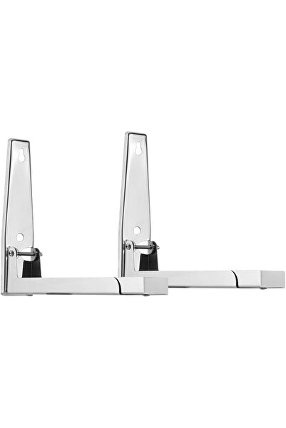 Generic Microwave Oven Bracket Wall Shelf Sturdy Folding Microwave Oven for K...