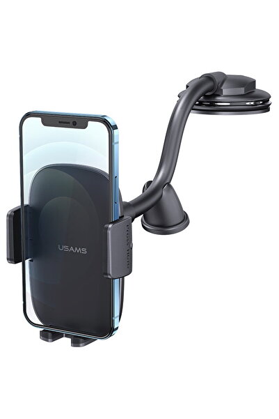 Usams Adjustable Gooseneck Car Mount - Black