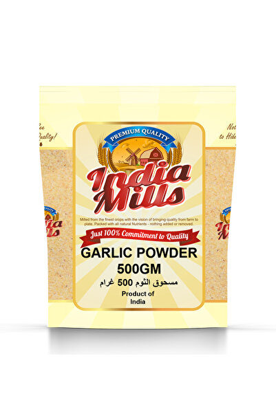 India Mills مسحوق الثوم، 500 غرام