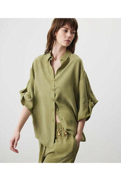 MISS IPEKYOL Burgulu gömlek