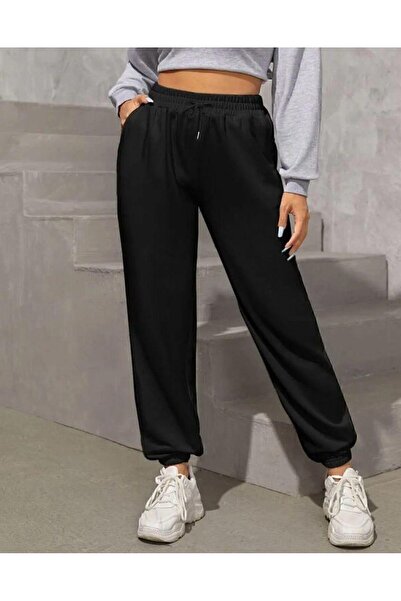 Trend Eşofman Ανδρικό-γυναικείο παντελόνι φόρμας με ελαστικά τελειώματα στα μ...