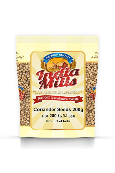 India Mills بذور كزبرة كاملة، 200 غرام