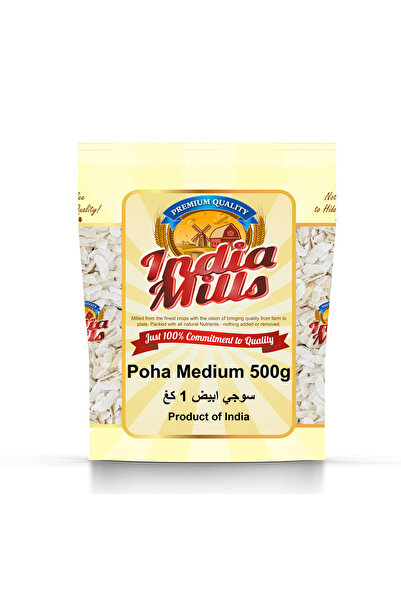 India Mills رقائق الأرز (بوهة)، 500 غرام