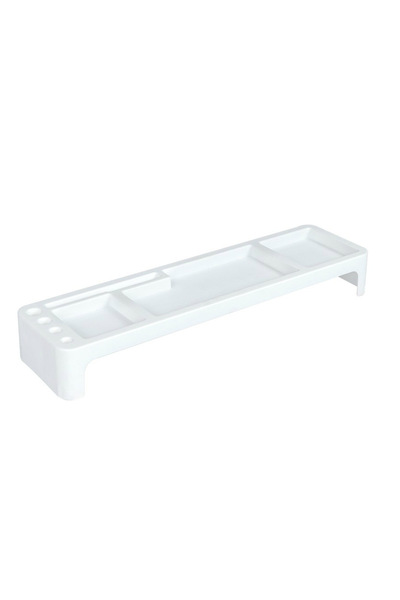 Arabest Monitor Stand, Riser Pen Storage Small Organizer, White Multifunction...