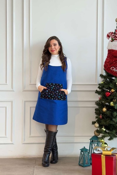 yb yağmur butik Slopet Pazen Elbise