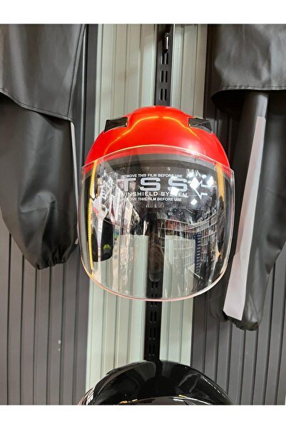 NXO Çift Vizörlü Çenesi Açık Yarım Kask