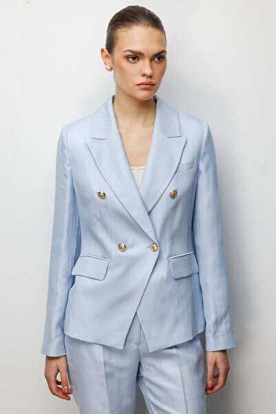 Ekol Kapak Cepli Kruvaze Yaka Ceket