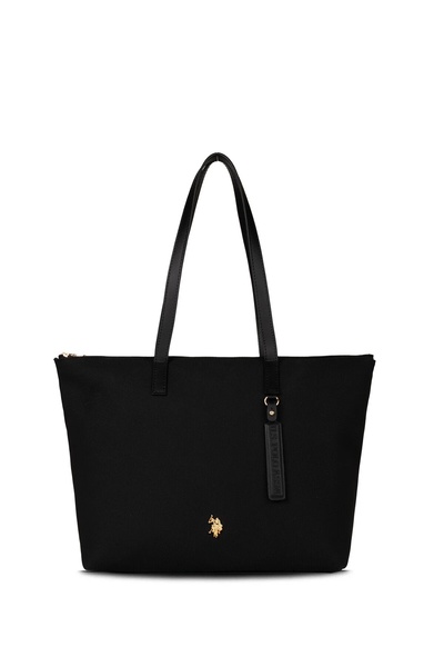 U.S. Polo Assn. Geantă de umăr pentru femei, neagră, US26302 – Design elegant...