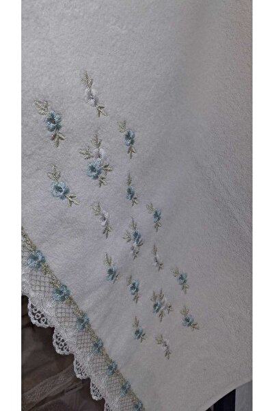 VELLON HOME River/Breeze Curl Embroidered Towel 50 X 90