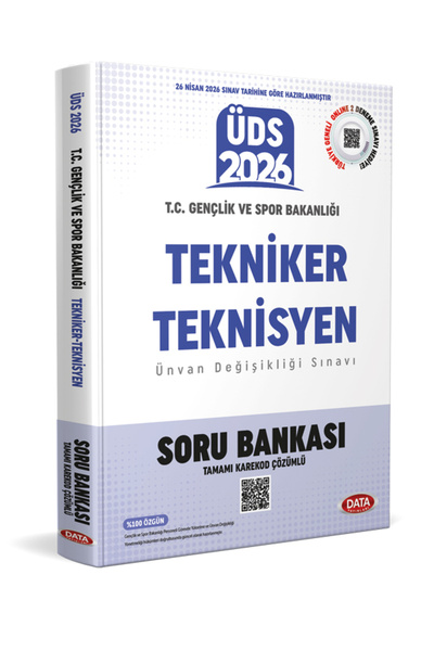 Data Yayınları 2026 Gençlik ve Spor Bakanlığı Tekniker - Teknisyen GYS Soru B...