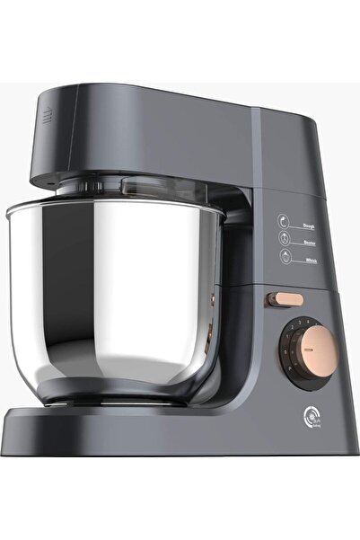 Generic خلاط كهربائي قائم من بادرايج، 8 سرعات، مزود بوعاء من الفولاذ المقاوم ...