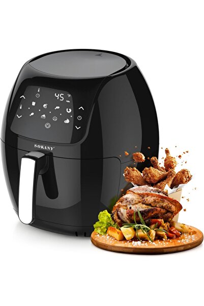 Generic SOKANY Large Airfryer 8L 1800W Power Rapid Air Technology, Digital To...