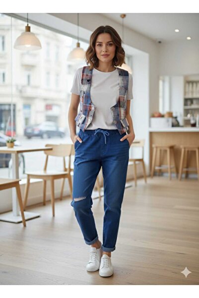 ZAHRAA BRAND Two-piece pants and blouse set with a sleeveless jacket