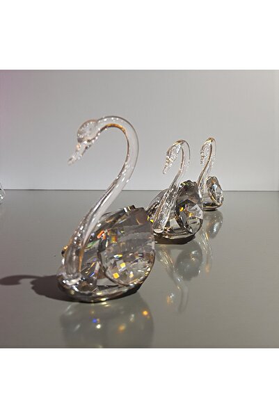 B&G HOME DESIGN Kristal 3 Lü Kuğ