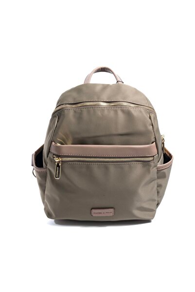 Silver Polo Silver & Polo Sp1209 Women's Backpack Satin Green-Sand