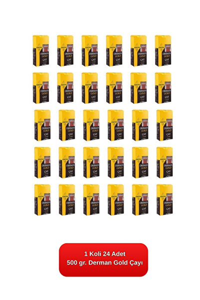 Derman Çayı Gold 500 gr. 24'lü Koli
