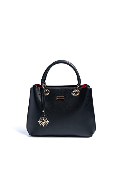 Silver Polo Silver & Polo Sp1272 Women's Handbag Plain Black